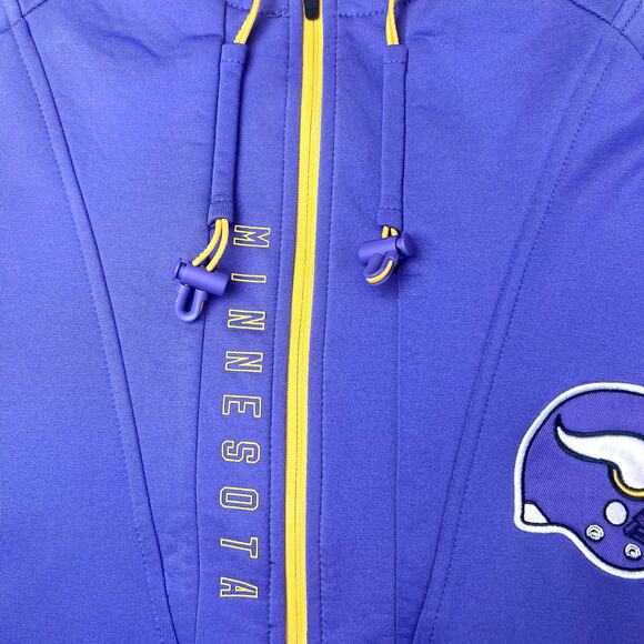 UNRL x Minnesota Vikings Purple '23 Crossover Pullover Hoodie No. 5 Size Medium - Picture 5 of 12